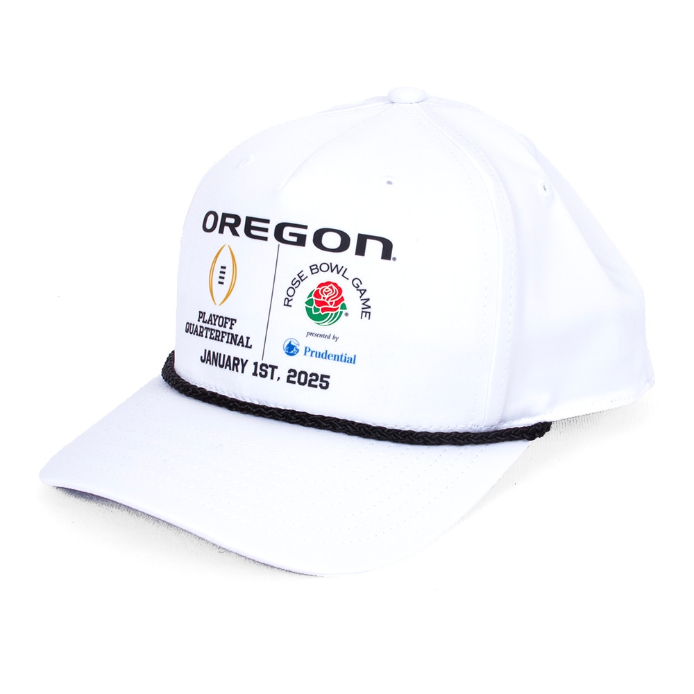 Rose Bowl, McKenzie SewOn, White, Trucker, Accessories, Unisex, Football, Arched Oregon, Adjustable, Hat, 921121